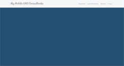 Desktop Screenshot of mymobilesmsconsultants.com